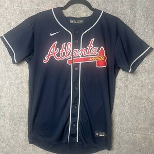 NIKE MLB Ronald‎ Acuna JR Atlanta Braves Player Youth Size XL Jersey